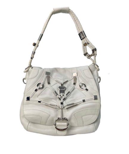 Gucci Borsa Horsebit Tecno Bianca