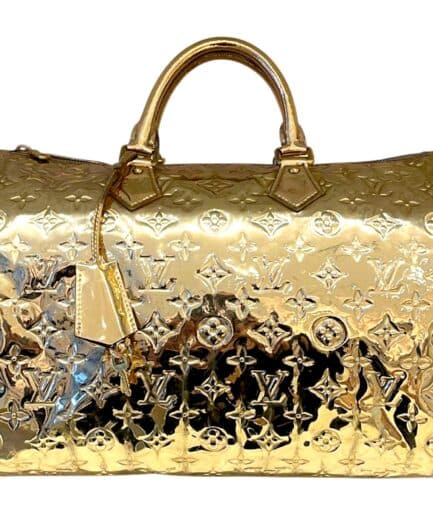 Louis Vuitton Speedy 35 Miroir Gold