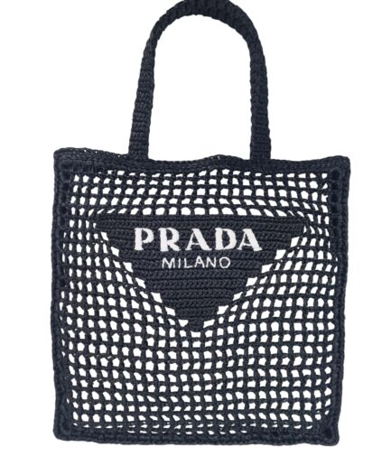 Prada Crochet shopping bag