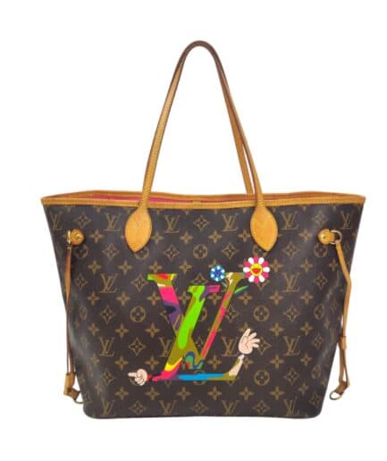 Louis Vuitton Neverfull MM Limited Edition Murakami MOCA Hands